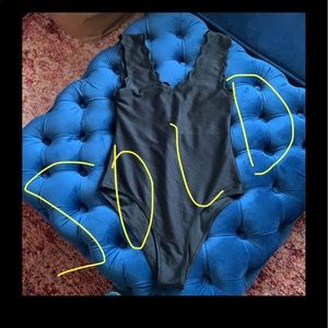 PRICE FIRM Cupshe Black leotard